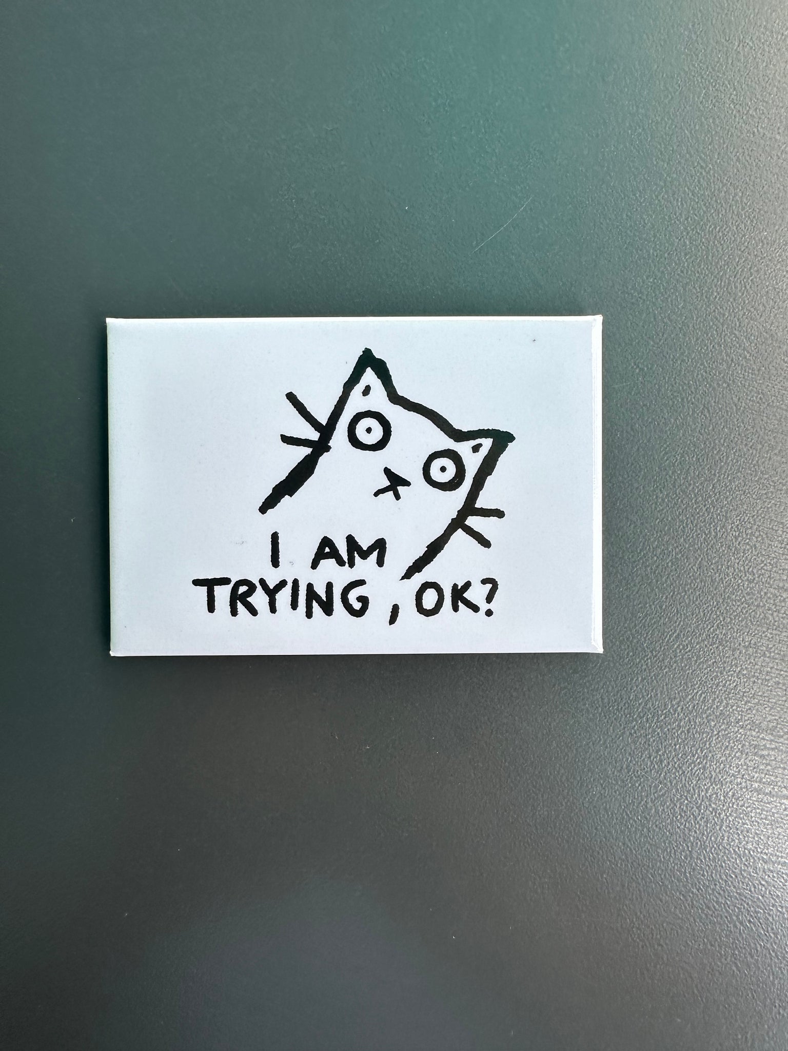MAGNET "I  am trying, Ok?