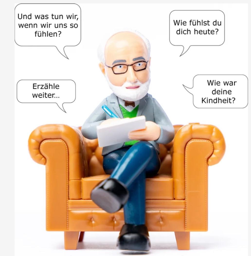 Schreibtisch Psychologe
