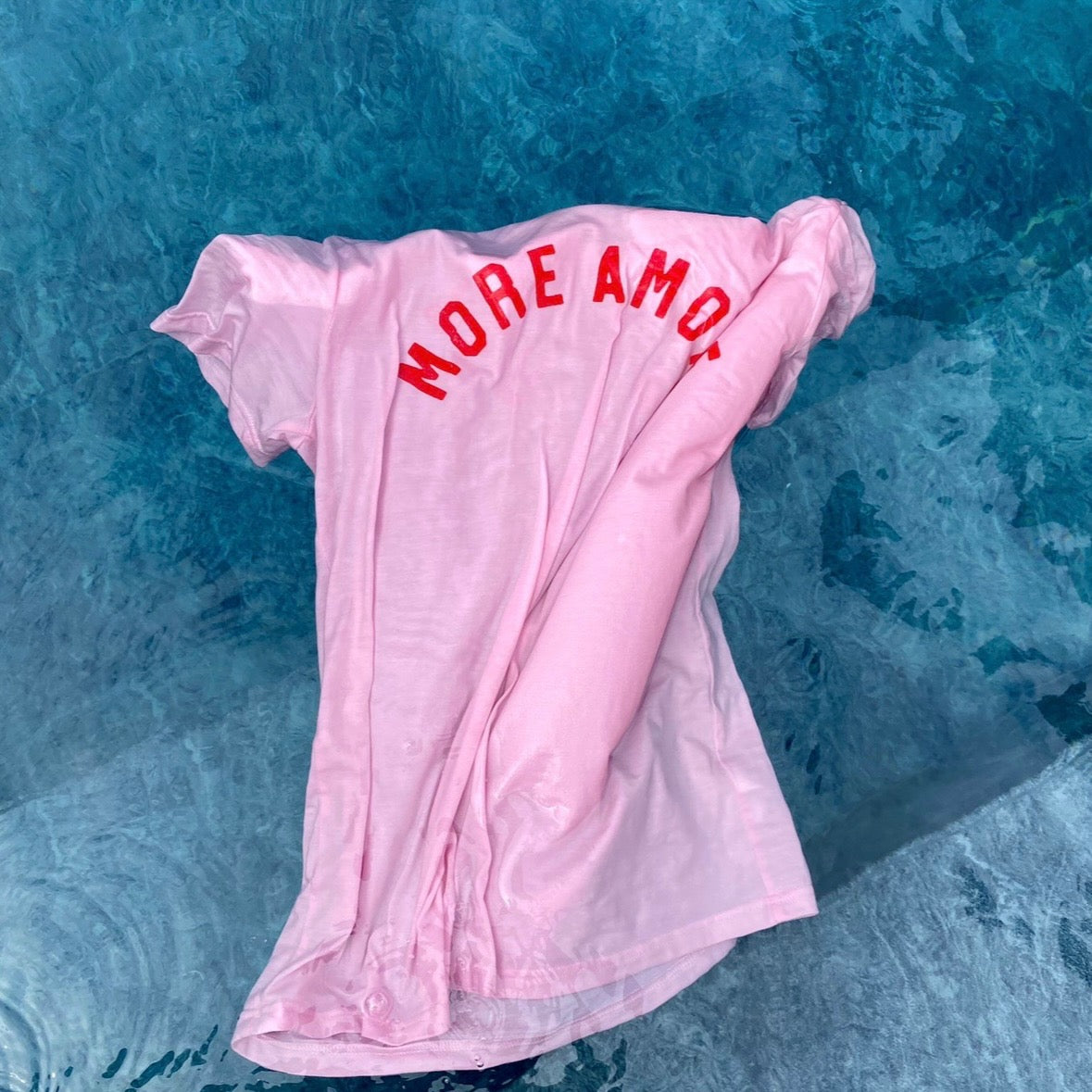 MORE AMORE T-SHIRT – rosa-rot